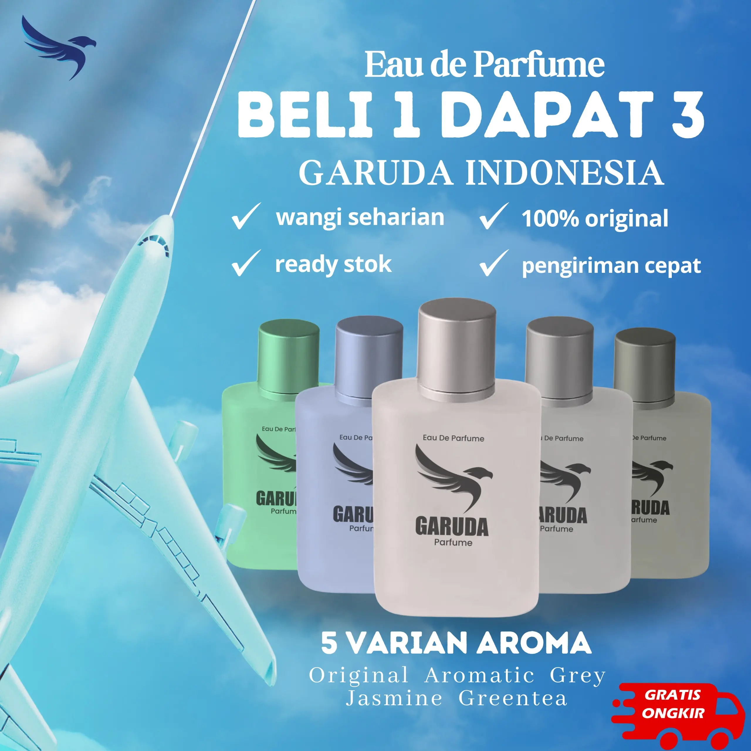Parfum Garuda Original Cewek Cowok Tahan Lama 24 Jam Unisex