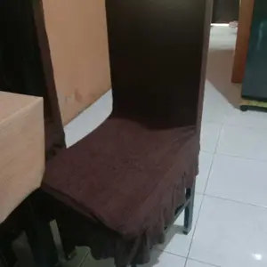 Elastic Sarung Kursi Makan Bangku Penutup Cover Kursi Chair Cover Scretch Pinggiran rok