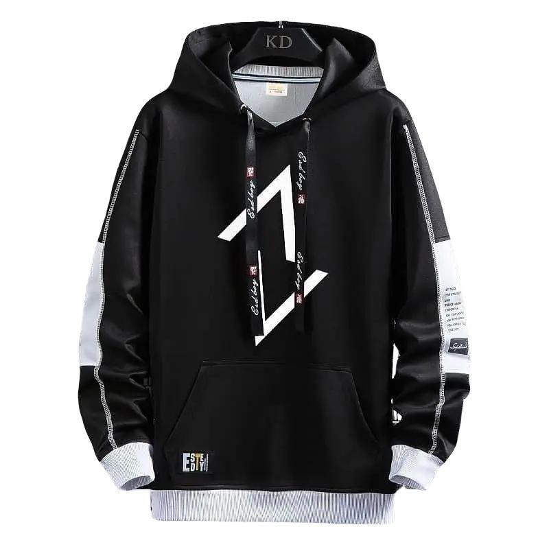 Product Introduction of Sweater Hoodie Pria AV Streetstyle Bahan Flece Allsize Terbaru Fleece Tebal Hitam Basic Distro Kuning Panjang Oversize Crewneck Cowok Simple Keren Katun Zipper Sweatshirt 33