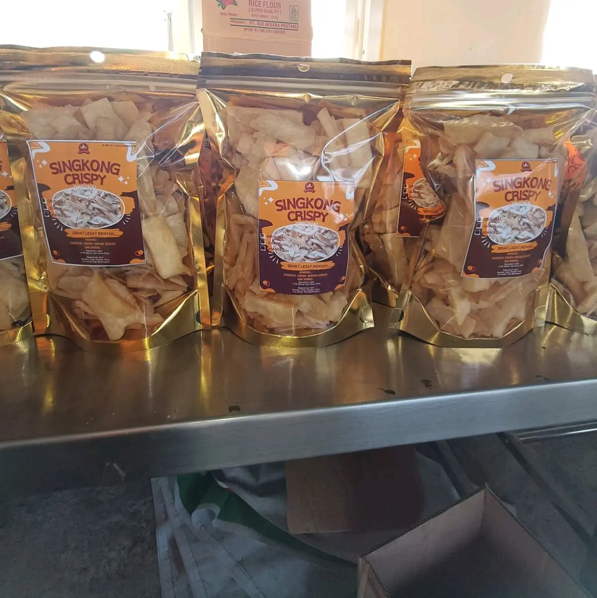 balung kuwuk (singkong crispy)