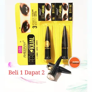 ( Buy 1 get 1 ) Celak Mata Arab /Celak Kajal Ameerah Eyeliner Hitam Almond Oil