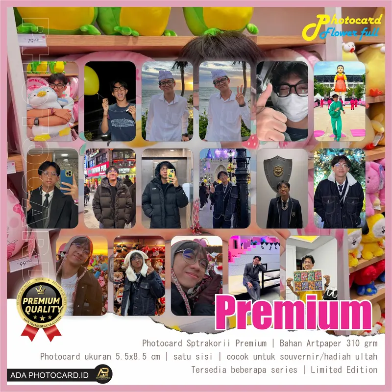 Photocard Sptrakorii Premium Series 1 dan 2 isi 40 Pcs Fanmade | Bonus Ganci, Rare Card, 2 PC random, Stiker dan Iner Sleeve | Bisa COD, Langsung kirim 5