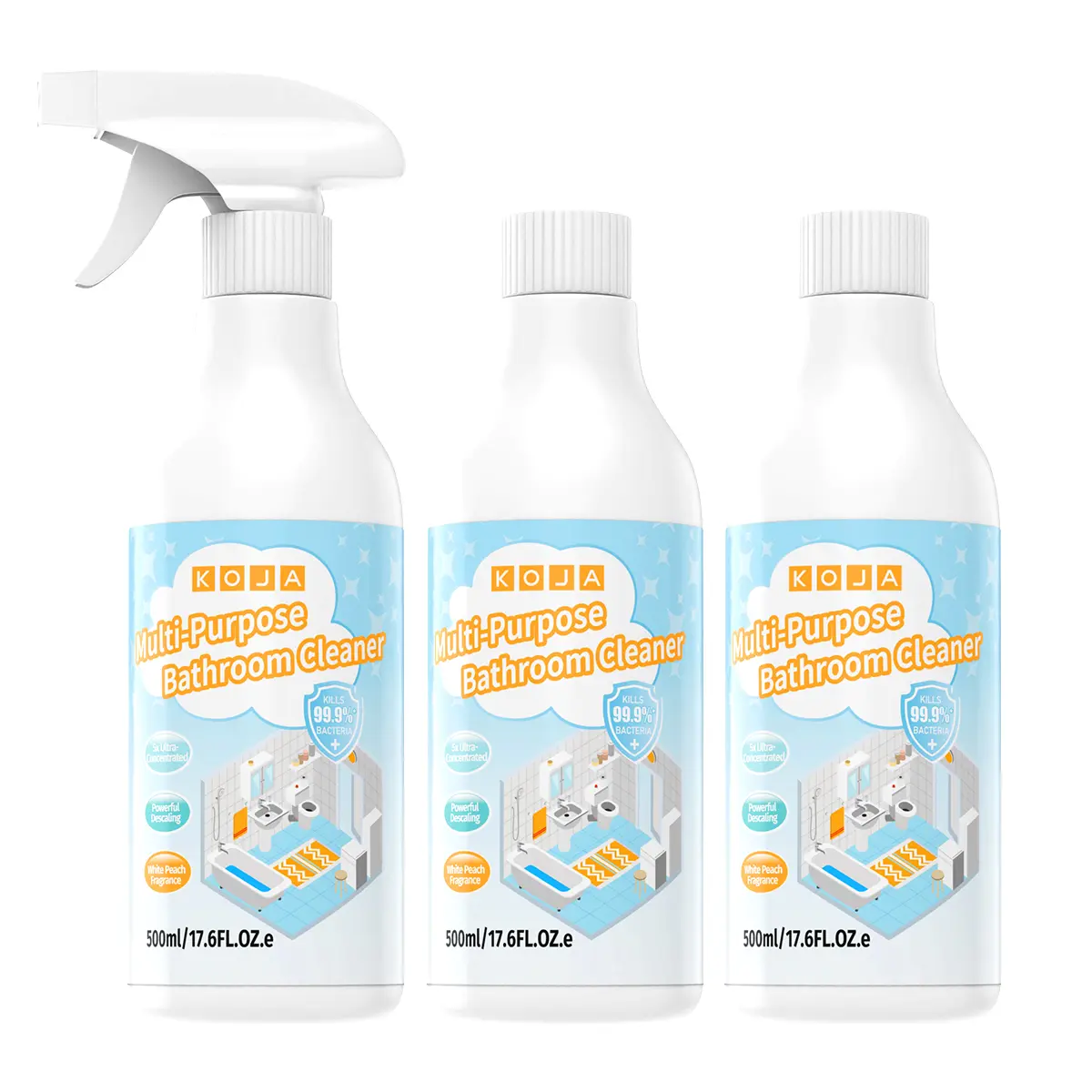 500ml x 3 Botol + 1 Nozzle