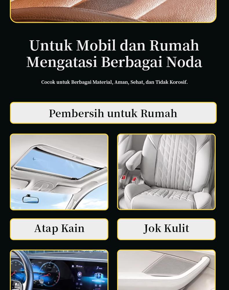 【COD】Perlengkapan Mobil Pembersih Anti Bau: Tidak hanya membersihkan mobil tapi juga perabot rumah, efektif hilangkan bau dan kotoran, hasil bersih segar dan nyaman