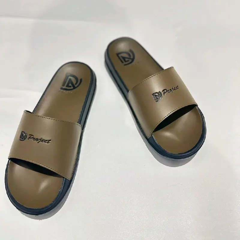 Sandal Sliders Slip On DNYPROJECT Sendal Pria Wanita Karet Shoes 0