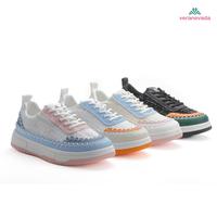 Gambar VN Sepatu Wini Cewek Sneakers Wanita Sport Shoes Casual Olahraga Kasual VN1264 - BEIGE PINK, 36 dari Sepatu Vera Nevada Kab. Tangerang 1 Tokopedia
