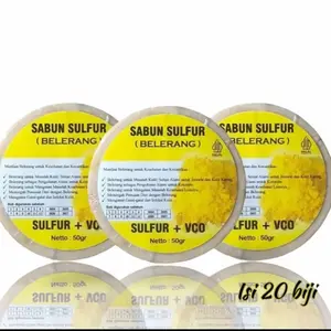 6 Pcs sabun belerang plus vco Mandi Soap