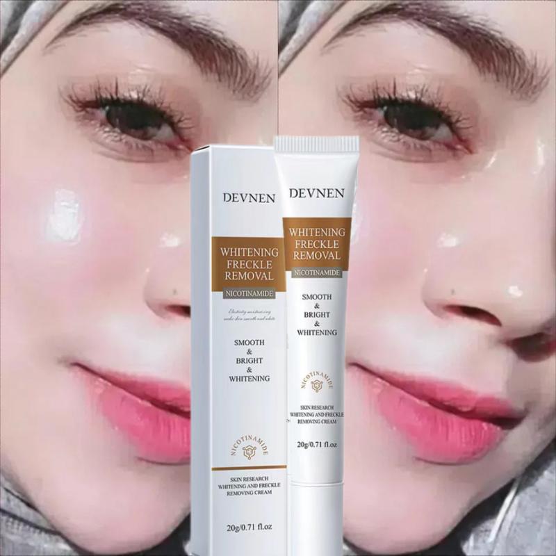 Product Introduction of DEVNEN Krim Pemutih Wajah Glowing Cepat Untuk Light Spots Flek Hitam Brighten Skin 20gr Krim Glowing Cepat 【COD】 Memutihkan Mencerahkan Kuning Perawatan 20