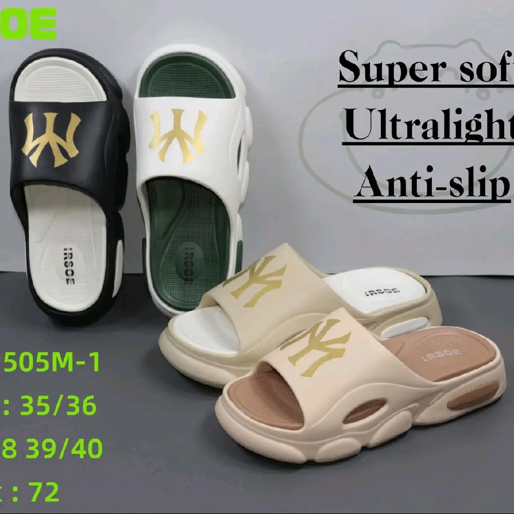 Sandal irsoe model terbaru super soft anti slip isi(6 pasang)