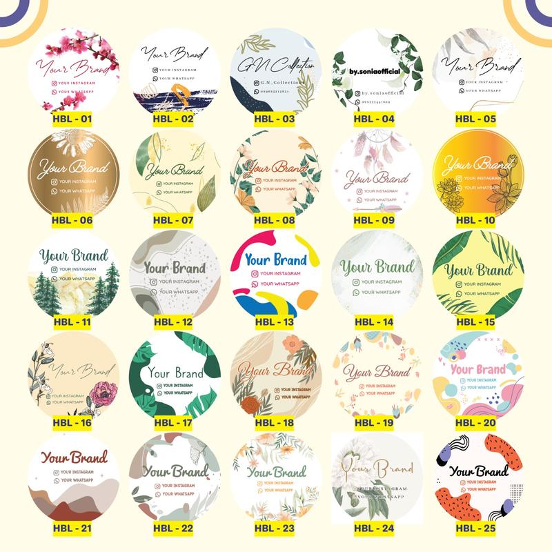 Kipas Tangan Manual Bulat Custom 2 Sisi Souvenir Promosi Undangan Ulang Tahun Anak HandFan Concert KPOP 5