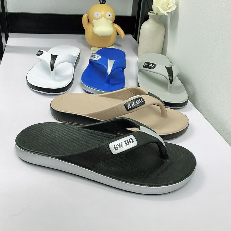  Dép kẹp Duwa nam nữ phối màu viền chất liệu ê va. 