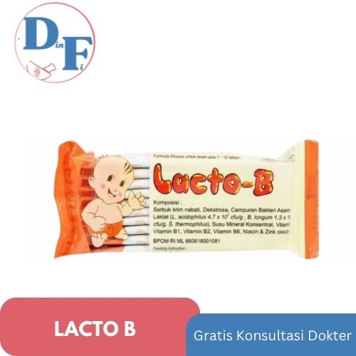 LACTO B SACHET VITAMIN PENCERNAAN UNTUK ANAK DAN BAYI 0