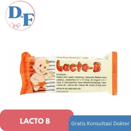 LACTO B SACHET VITAMIN PENCERNAAN UNTUK ANAK DAN BAYI 0