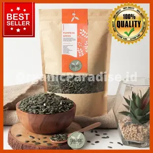 Roasted Pumpkin Seed 1 KG  / Biji Labu Panggang 1 KG Organic Paradise