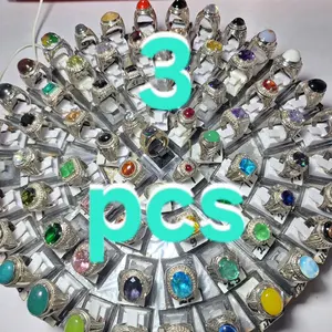 Cincin Akik 100rb 3pcs Bebas Pilih COD - Rings