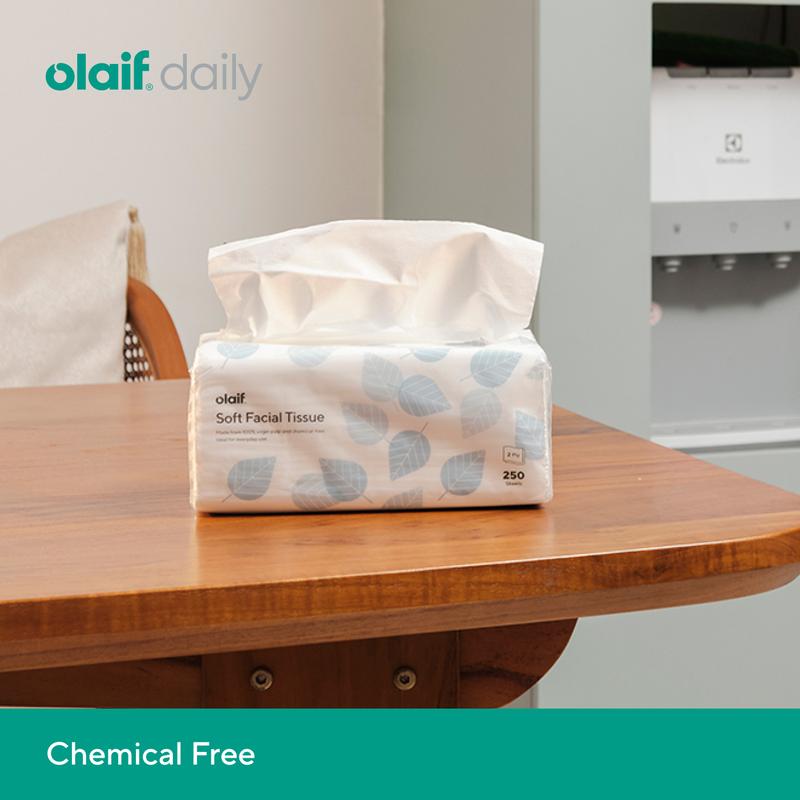 [Bundle] Olaif Daily Soft Facial Tissue - Tisu Wajah - 6 Packs x 180 Sheets 5