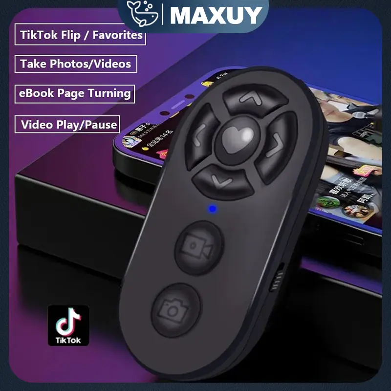 BLUETOOTH REMOTE/SHUTTER/WITH VIDEO RECORDING BUTTON RECHARGING