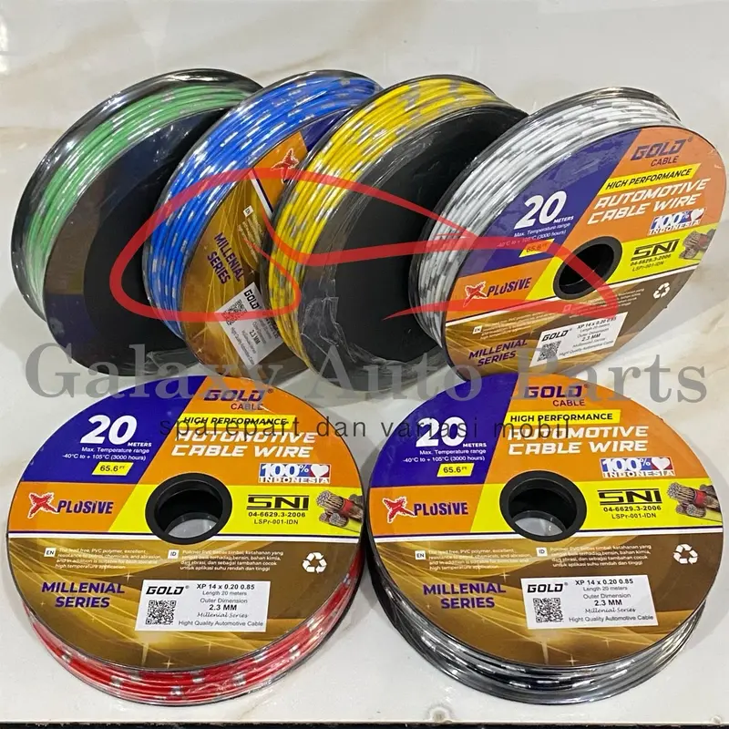 Cable kabel bintik tembaga 0,85mm 0.85mm isi 20 meter 0