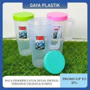 [ 3 & 6 Pcs ] Mug Sumba 1.4 Liter Bening Yoyo Star Gelas Minum Mug Es Teler Plastik Harga Grosir