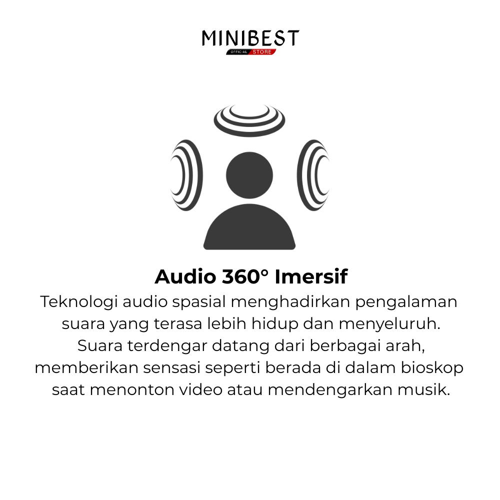 Minibest M7 Gen 4 ANC TWS Active Noise Cancellation Earphone Bluetooth Wireless Charging