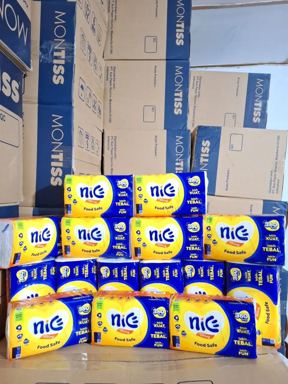 PAKET 15 PCS Tissu Wajah Nice 360 sheets 2ply Tisu Tebal Lembut FACIAL
