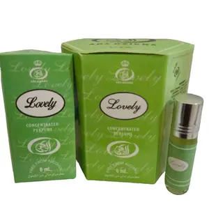 Parfum 1 Box Isi 6 Botol Roll On 6ml Non Alkohol/Minyak Wangi Oles Perbox Boleh Campur Aroma Uniseks Perfume Box