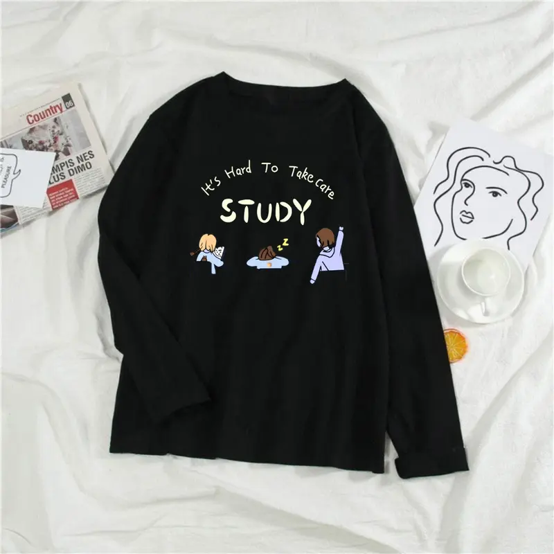 COD Kaos Oversize Wanita Lengan Panjang/ Kaos Distro WANITA// Kaos Streetwear Oversize / Baju Kaos Distro / Kaos / Wanita / COD/TERSEDIA 3 ukuran Atasan Oblong Motif Sablon Cewek Dewasa Katun 1