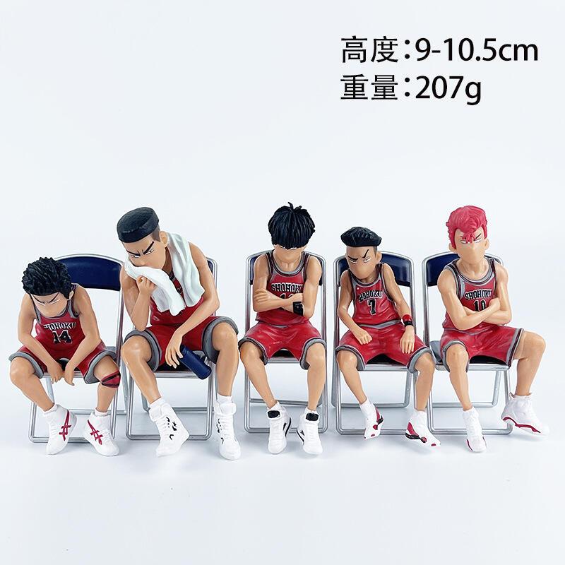 Slam Dunk Master Handmade GK Xiangbei Team Bench Style Sakura Flower Path Flowing Chuan Feng Mitsui Shou Desktop Model Decoration 4