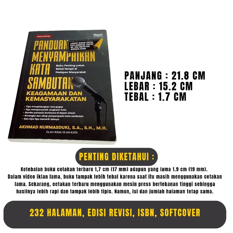 Buku Panduan Menyampaikan Kata Sambutan (ada contoh sambutan, mc dan doa acara) 1