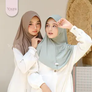 Youra Hijab – Hijab Instan Nadzeva Jersey Premium, Langsung Slup, Bergo Busa Nyaman Daily