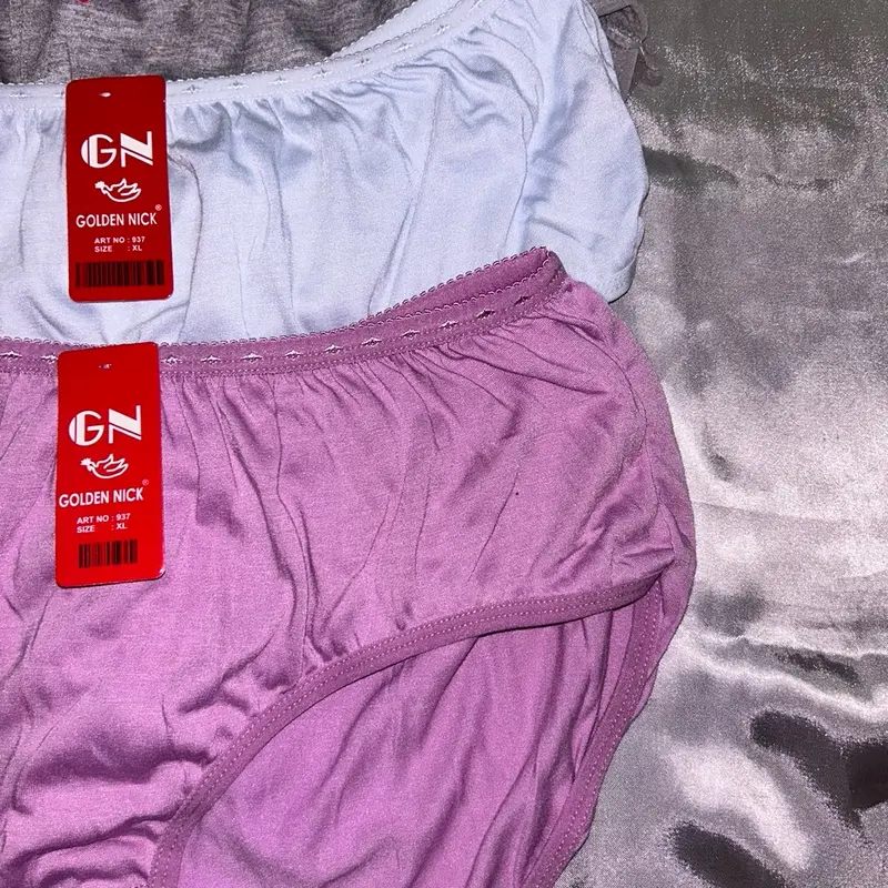 3pcs CD CELANA DALAM WANITA GOLDEN NICK GN KATUN Nyaman Lembut 2