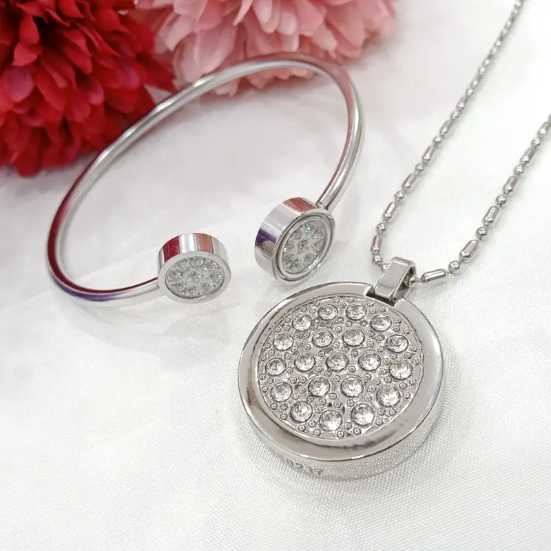 [PROMO TERBARU] 1 SET Kalung Kesehatan Quantum Pendant Permata Bio Energy - Gelang + Kalung+ Box + Sertifikat Card Original - COD [ Bayar di Tempat ] 5