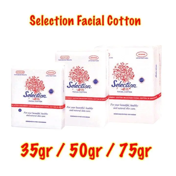 KAPAS SELECTION FACIAL COTTON 35g,50g,75g