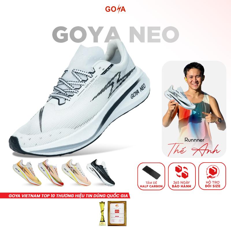 Giày Thể Thao Chạy Bộ Goya Neo Năm 2025 - Siêu Nhẹ, Êm Ái, Bám Đường Tốt Phù Hợp Cho Nam Nữ Chạy Bộ, Sneaker Chuyên Chạy Bộ, Tập Thể Dục