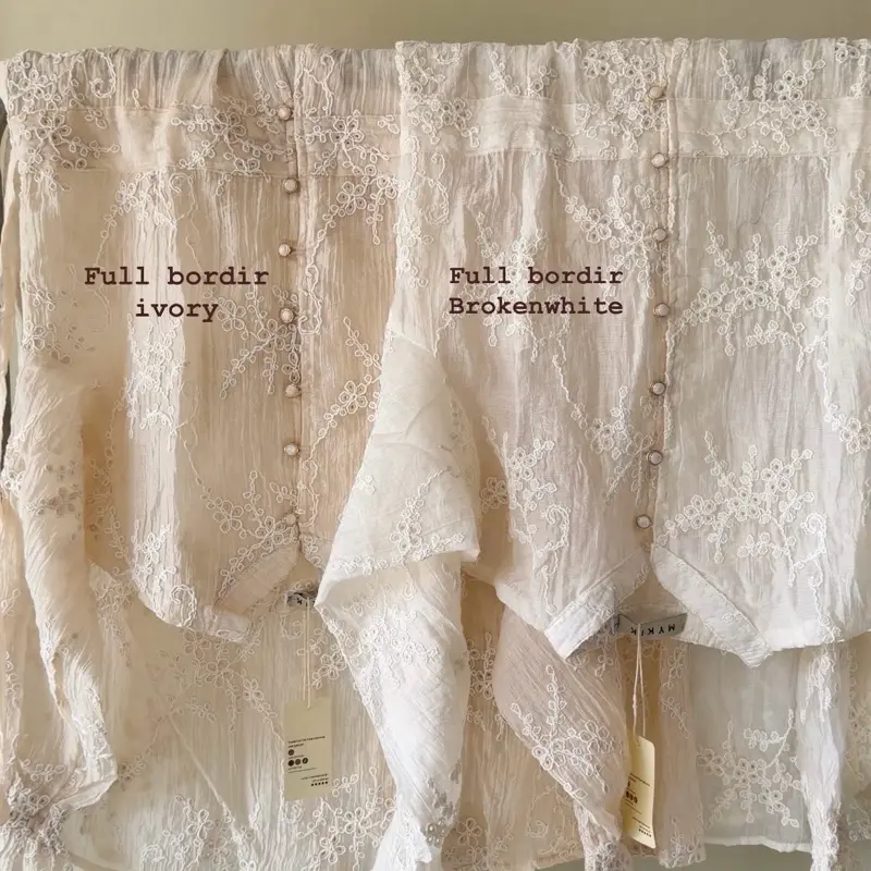 Brokenwhite full bordir