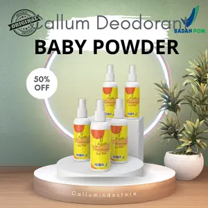 Paket 5pcs Deodorant Spray Callum Aroma Baby Powder Penghilang Bau Ketiak Tawas tawas anti bakteri hook  deodorant semprotan keringat