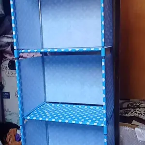 Rak Buku Serbaguna 5 Susun (4 RUANG) Dengan Tutup