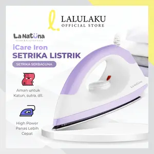Setrika Listrik Anti Lengket Gosokan Baju Hemat Listrik Setrika Serbaguna