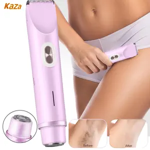 Electric Shaver for Women Waterproof Bikini Trimmer for Women Legs Underarm Face Pubic Hair Rechargeable Razor Body Hair Trimmer