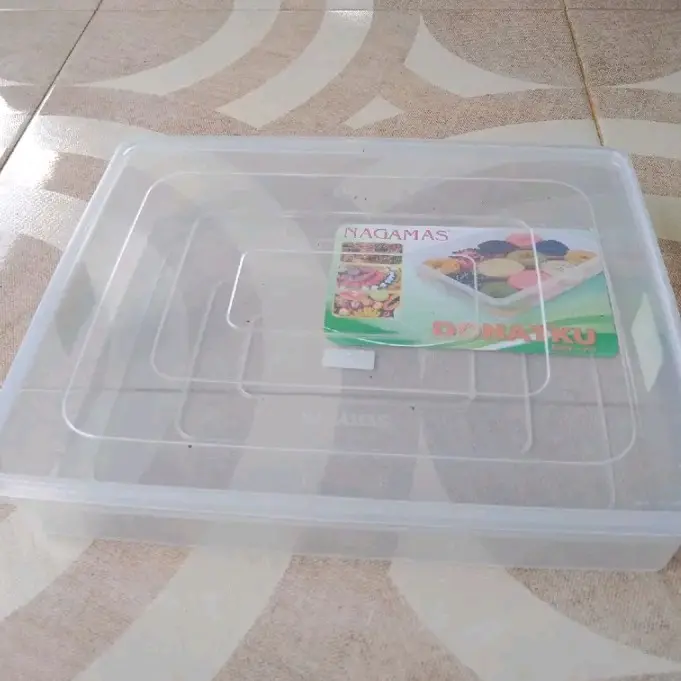 Tempat penyimpanan donat / kotak besar serbaguna / tempat roti / merk nagamas 2