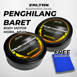 Zaltan Polish Compound Scratch Remover Kompon Penghilang Baret Lecet Pengkilap Body Motor Mobil Helm