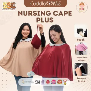 Cuddle Me Nursing Cape Apron Menyusui 360 Derajat Penutup Bayi Anti Gerah CuddleMe