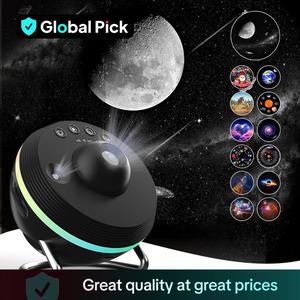 Galaxy Projector Night Light, USB Powered Galaxy Projector Night Light, Starry Sky Projector Night Light, Ambient Light for Bedroom, Home Decor, LED Projector Lamp