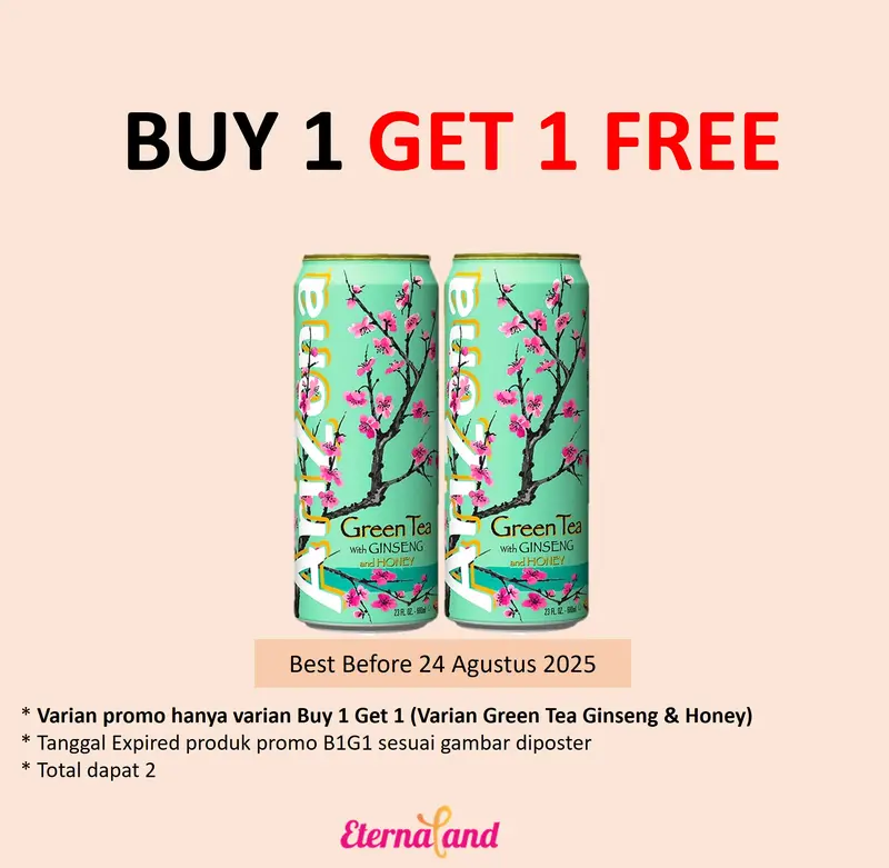 Arizona drinks 652 ml (23 fl oz) - minuman kaleng arizona aneka rasa 0