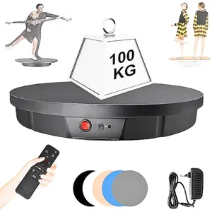 Advicho alat Alas Putar Display Fotografi Live Produk untuk Jualan Rotating Stand with Remote - A360