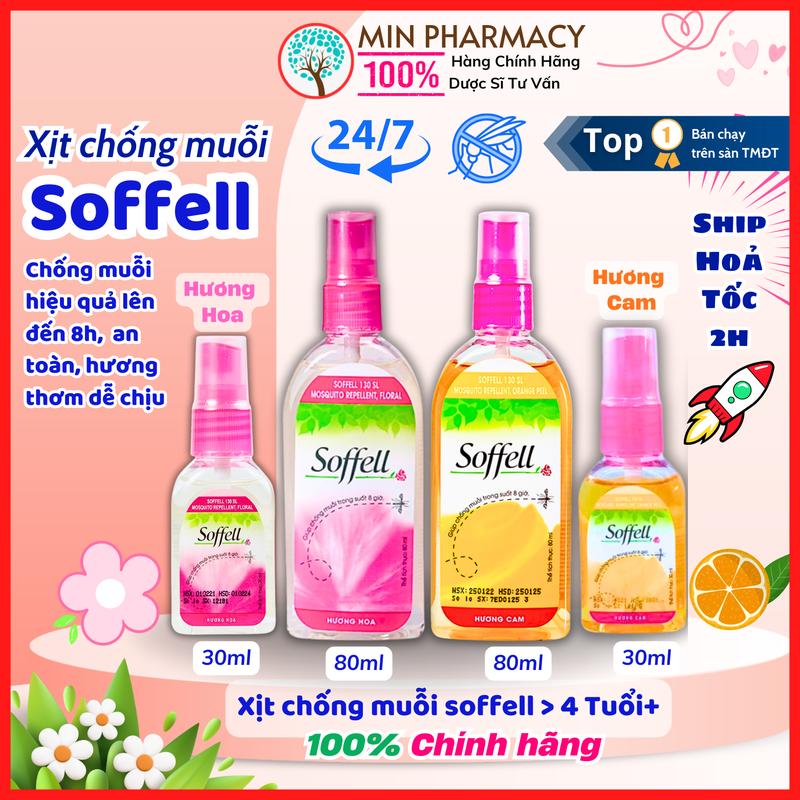  XỊT CHỐNG MUỖI SOFFELL DẠNG PHUN SƯƠNG - Minpharmacy 