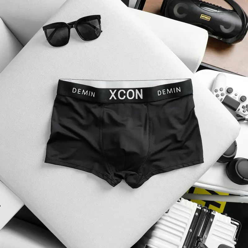 Combo 5 Quần Sịp Boxer nam full đen, Quần Xì nam cao cấp thun lạnh co dãn 4 chiều thấm hút mồ hôi tốt phù hợp với vận đồng nhiều T118 (che tên sản phẩm khi giao hàng) Quần Lót Nam 2