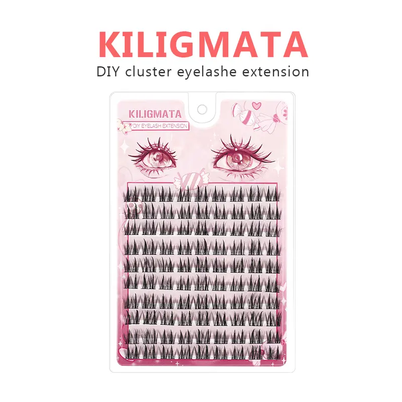 Lông Mi Giả, KILIGMATA, 10 Hàng, Trông Tự Nhiên, Có Ngọn Lúa Mì Dày, 10-13mm, Manga Tự Nhiên, Dung Lượng Lớn, Dễ Sử Dụng, Chất Lượng Cao, Có Thể Tái Sử Dụng, Thích Hợp Cho Mắt, [Giao Hàng Cùng Ngày] 8