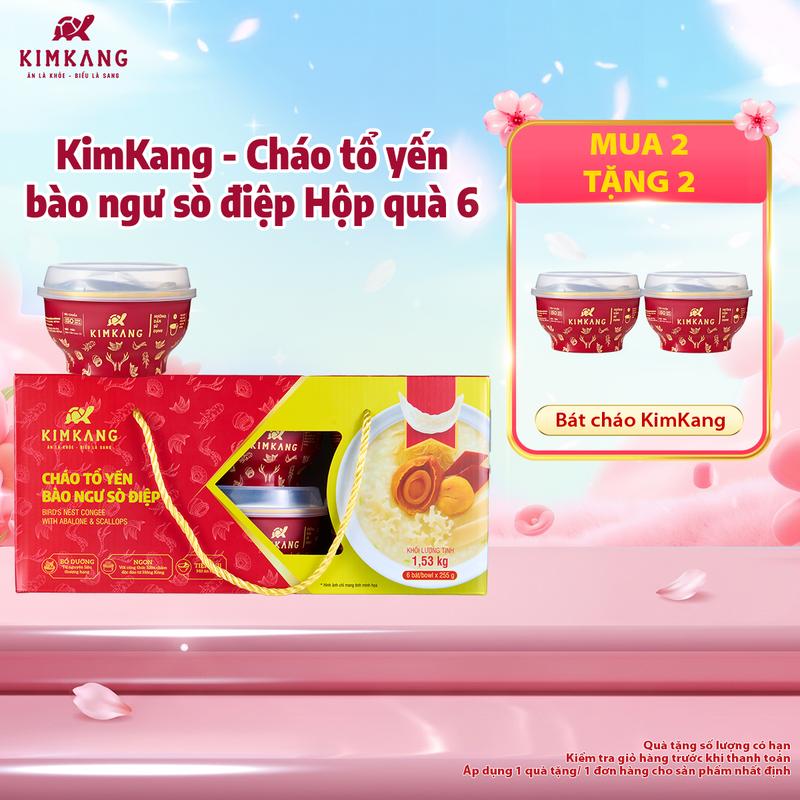 Hộp Quà 6 Bát Cháo KimKang Thượng Hạng 255g