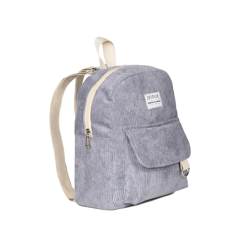 DEVIVOR Tas Ransel Mini Corduroy Wanita Backpack Model Terbaru Bahan Berkualitas Desain Menarik Cocok Untuk Berbagai Kegiatan 2